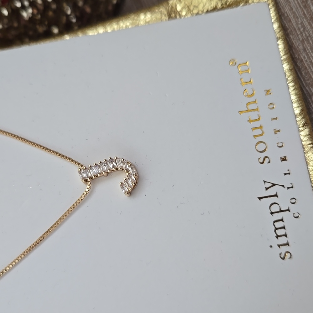 NEW Simply Southern Gold J Initial Necklace - Picture 4 of 4
